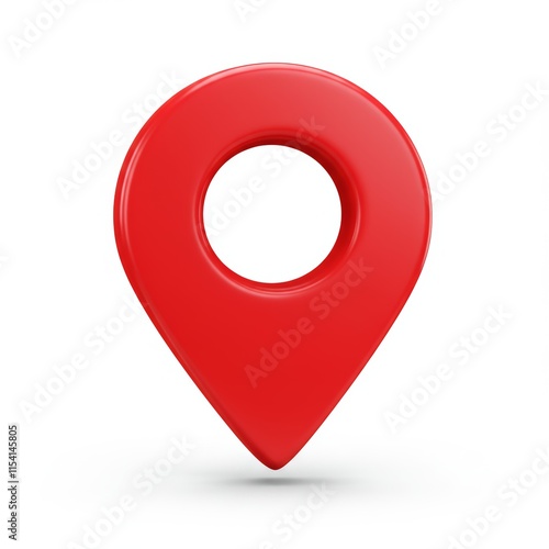 Free Download A 3D rendering of a red map pointer, isolated on a white background

 - GFXLoad