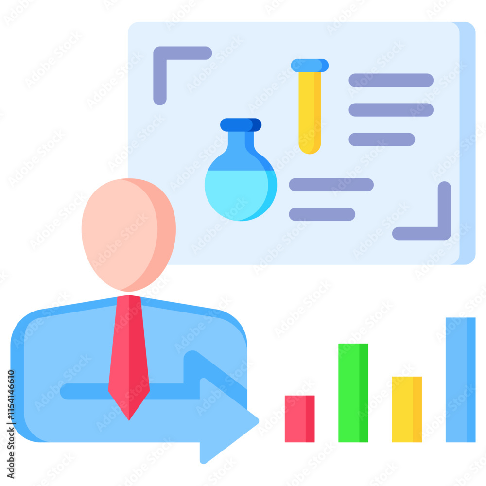 Obraz premium Data Presentation Icon