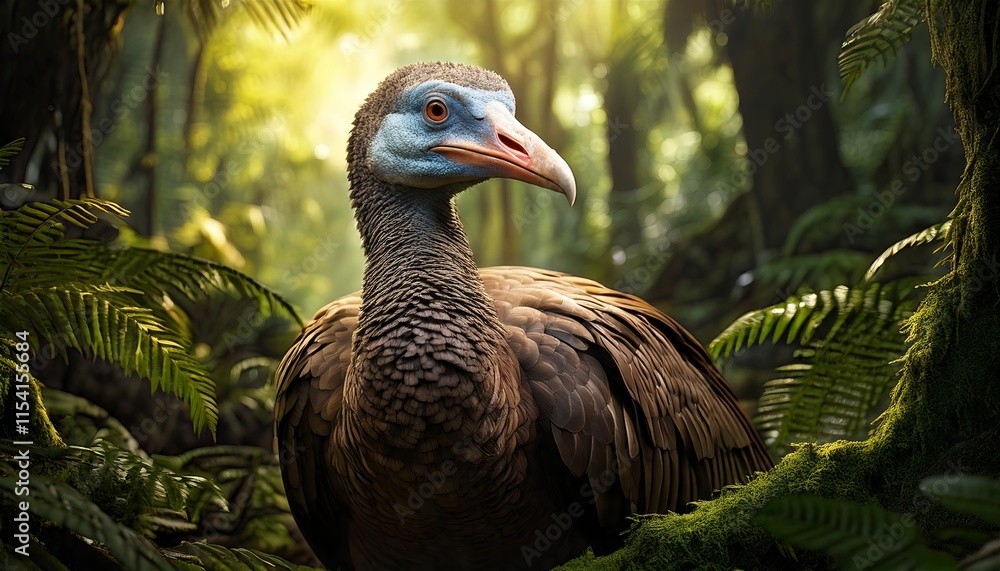 Fototapeta premium Majestic Bird of Paradise in Tropical Rainforest