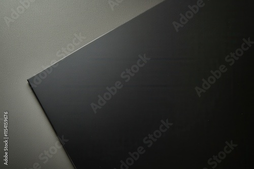 Modern magnetic chalkboard with sleek black surface for office and home decor.