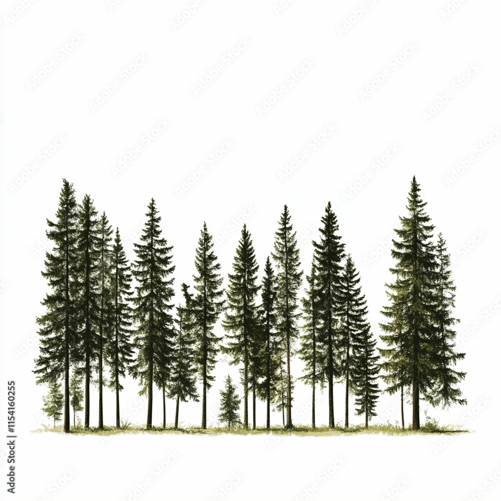 Obraz premium Nature isolated on white background