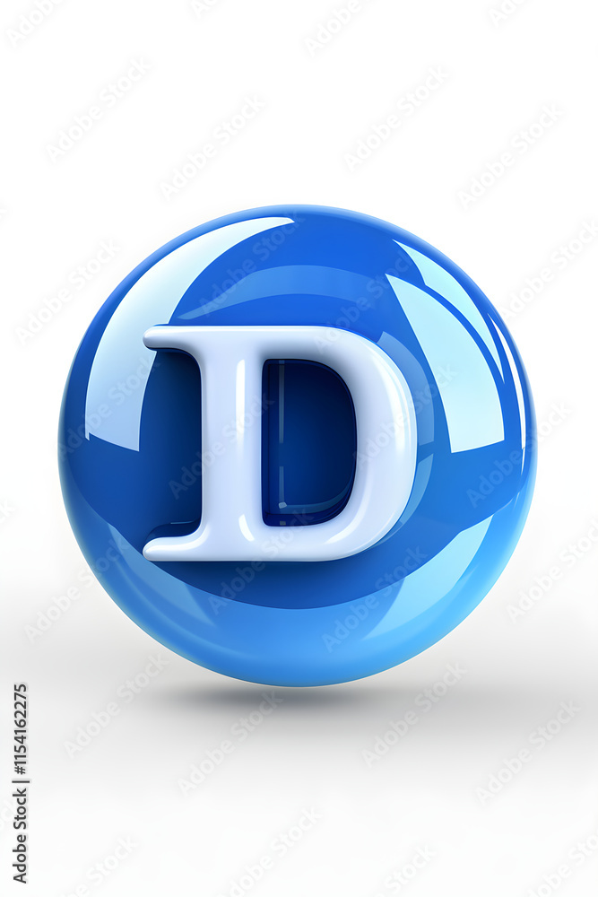Digital Design Button: Sleek Blue DD Button for Modern App or Website Digital Design Button: Sleek Blue DD Button for Modern App or Website
