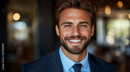 Successful Businessman Smiling Portrait