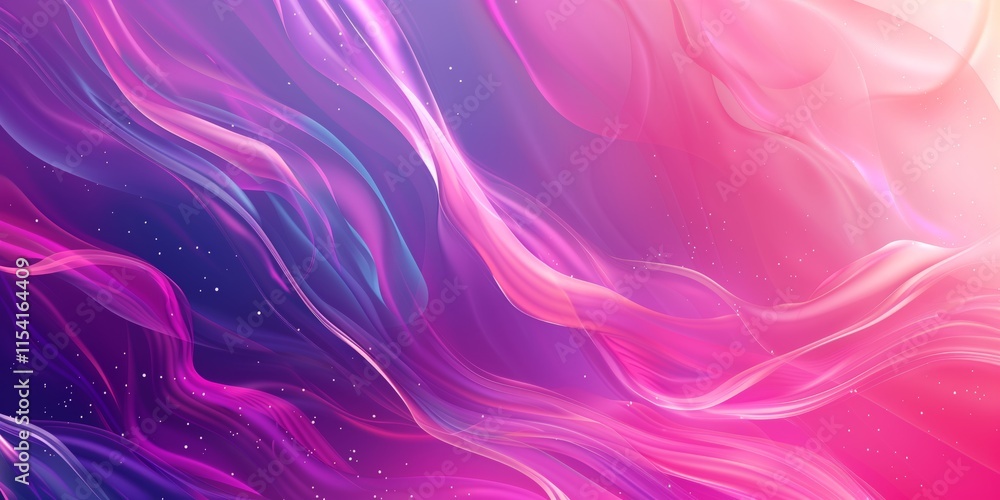 Obraz premium Abstract background with ethnic ornament and smooth gradient from pink to purple, blurred transitions.