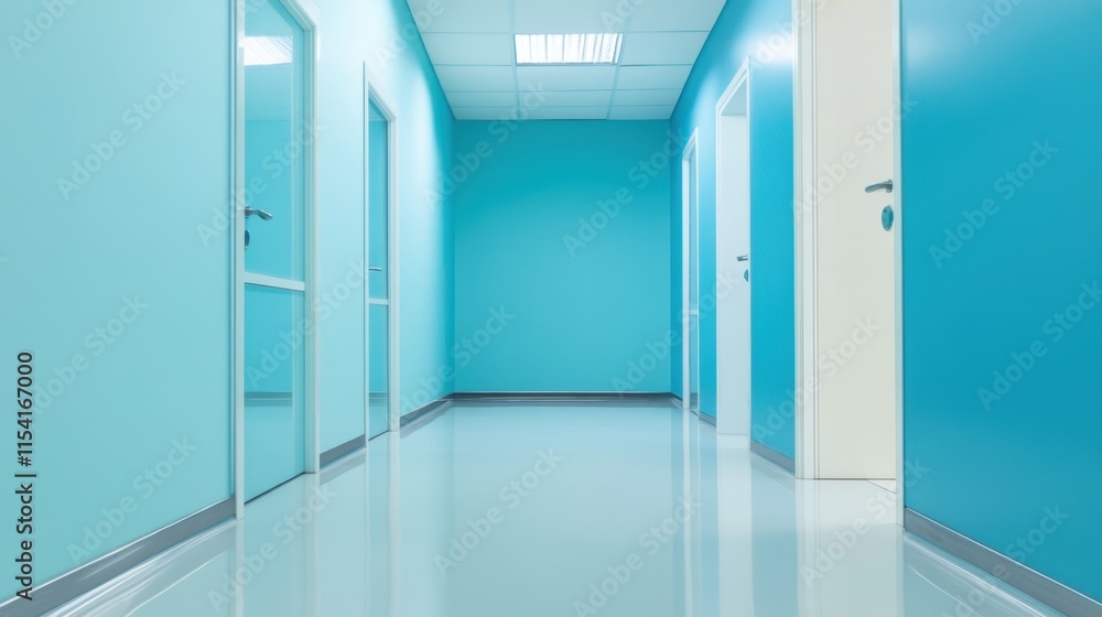 Modern and Bright Corridor in a Contemporary Office Building Interior Design Modern and Bright Corridor in a Contemporary Office Building Interior Design