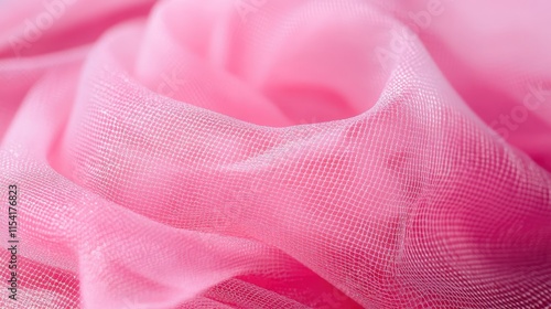 Delicate pink micro mesh fabric for versatile design applications ideal for creative projects and fashion accessories photo