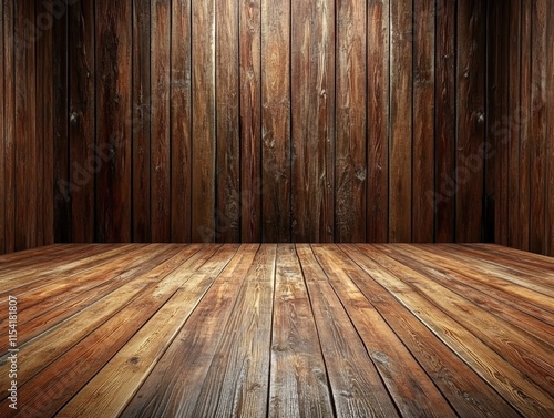Wooden Floor with Light