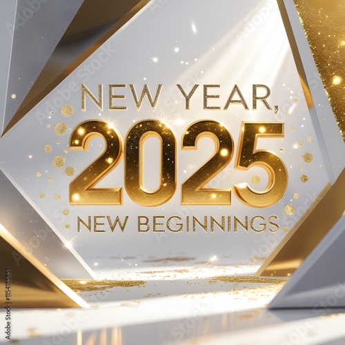 banner of happy new year 2025