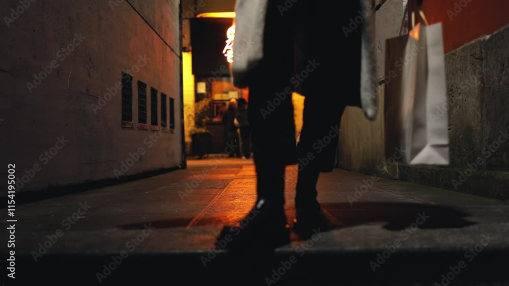Close portrait of a girl in boots dancing on the stairs, shopping, holidays, joy, consumer, dance, good mood, shoes, clothes, style Close portrait of a girl in boots dancing on the stairs, shopping, holidays, joy, consumer, dance, good mood, shoes, clothes, style