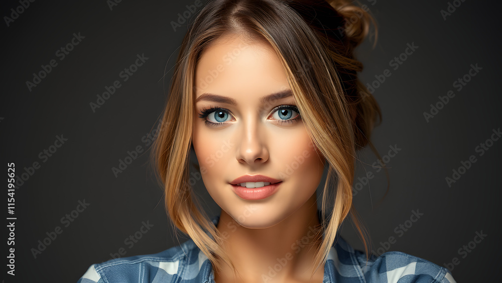 Fototapeta premium bright, portrait, contemporary,