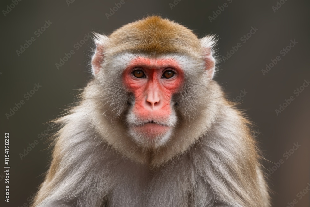 araffe with a red face and a long hair araffe with a red face and a long hair