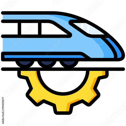 High Speed Train Icon