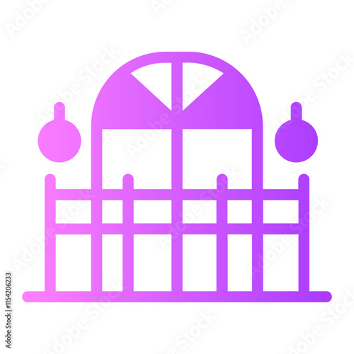 Balcony gradient icon