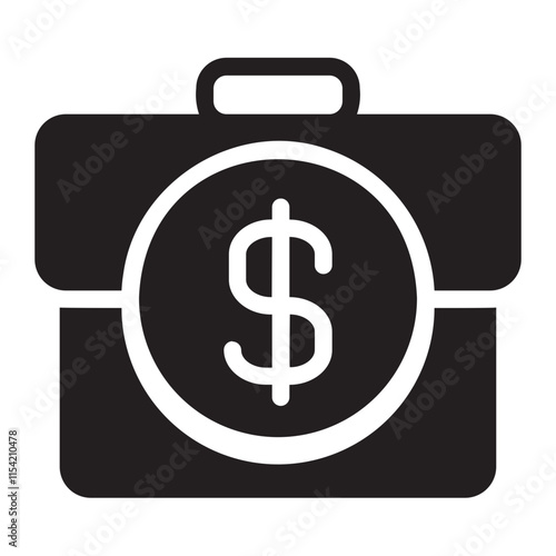 Briefcase  glyph icon