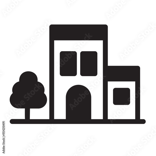 Building  glyph icon