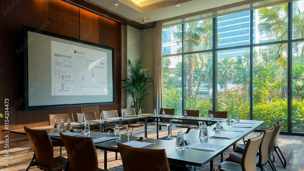 A serene view of a meeting room with a large whiteboard filled with strategic plans and diagrams, illuminated by natural light streaming through the windows A serene view of a meeting room with a large whiteboard filled with strategic plans and diagrams, illuminated by natural light streaming through the windows
