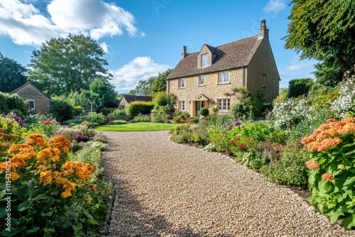 House with Garden Path photo