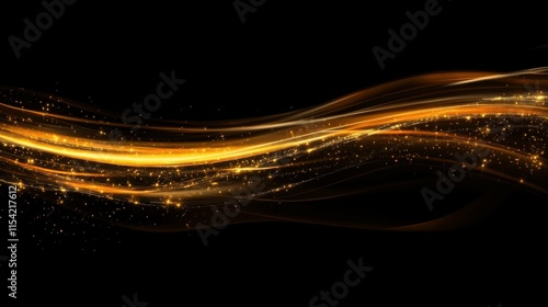 Abstract background of long explosure tale light on black ,Technology backgroud photo