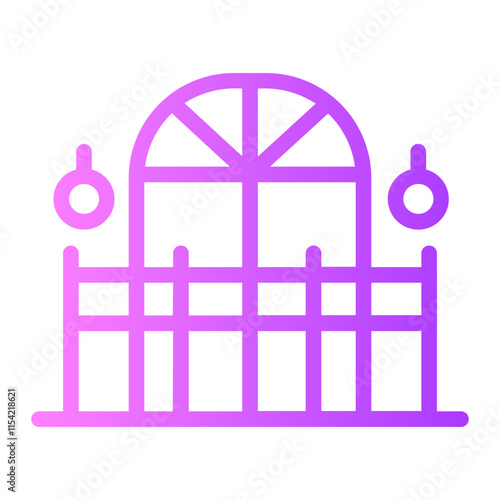 Balcony gradient icon