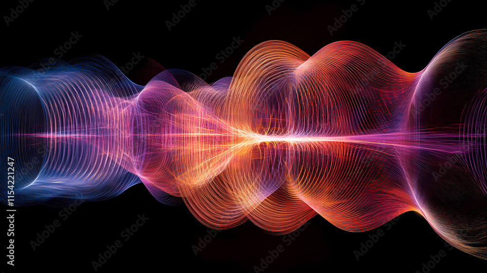 Fototapeta premium string theory depiction