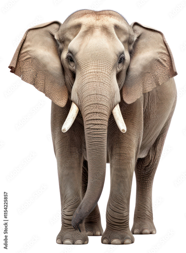 Obraz premium PNG Elephant wildlife animal mammal.