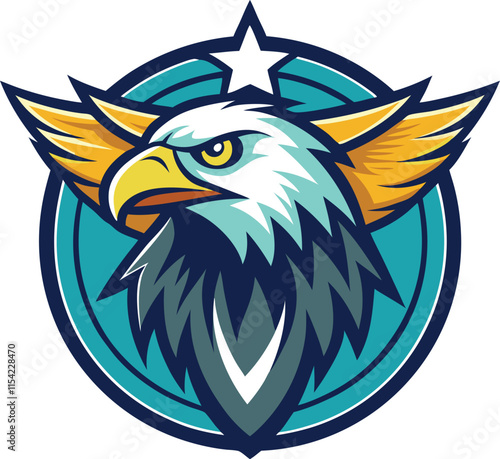 Wallpaper Mural Majestic Flight Eagle Logo Design for Powerful Branding Torontodigital.ca