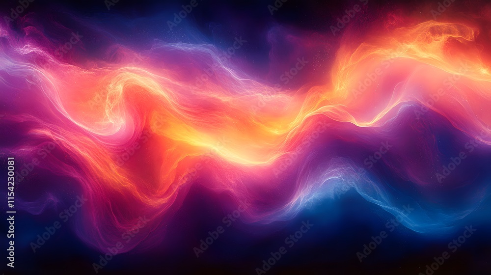 Colorful Abstract Waves Background Colorful Abstract Waves Background
