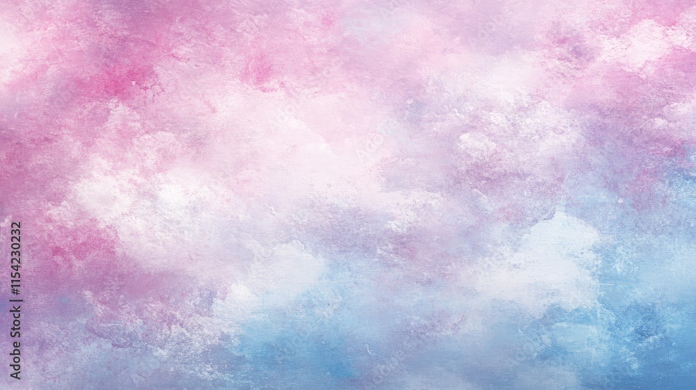 Abstract Pastel Sky with Soft Clouds in Shades of Pink and Blue Abstract Pastel Sky with Soft Clouds in Shades of Pink and Blue