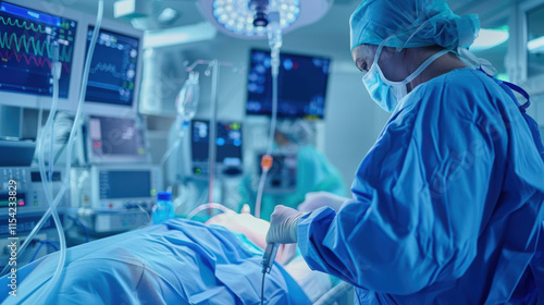 Advanced Catheter Ablation Procedure in High-Tech Operating Room for Cardiac Arrhythmia Treatment