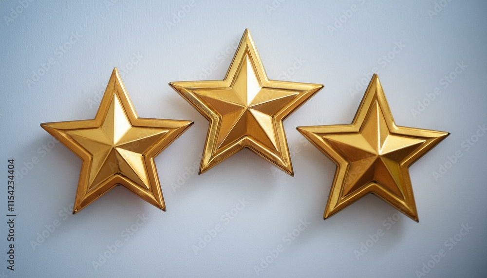 Obraz premium 3d golden star