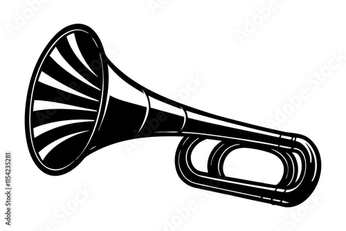 Dual-tone horn silhouette