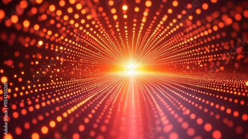 Wallpaper Mural Pulse digital pulses expanding outward from a central point. Generative AI Torontodigital.ca