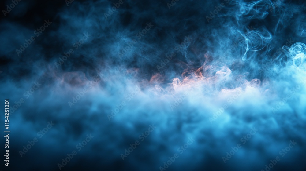Fog Mysterious fog glowing with soft light from within. Generative AI Fog Mysterious fog glowing with soft light from within. Generative AI