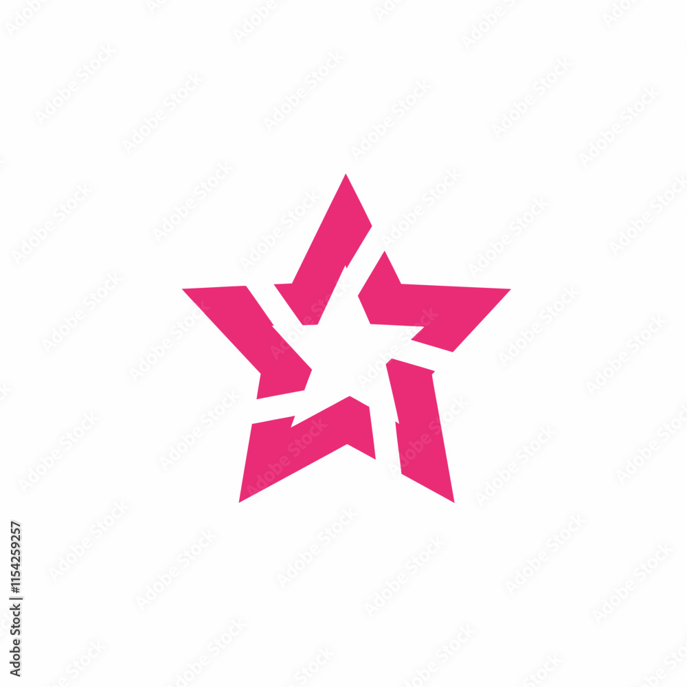 Fototapeta premium Modern Abstract Shapes Flat Vector Design Vector Collection in Vibrant Colors. 