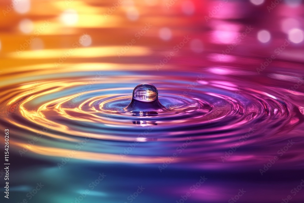 Fluid Ripple Smooth ripples of fluid in vibrant, electric colors. Generative AI Fluid Ripple Smooth ripples of fluid in vibrant, electric colors. Generative AI