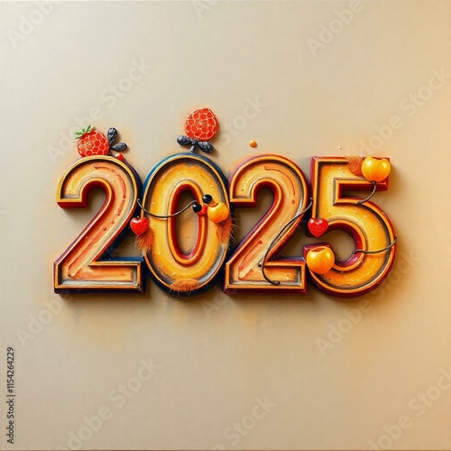 Creative 2025 New Year Designs Featuring Fireworks, Festive Typography, and Vibrant Celebratory Themes