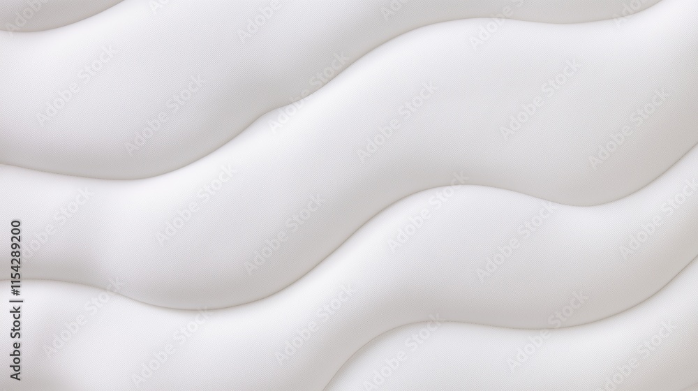 ergonomic latex mattress with a soft top layer on pure white, highlighting firmness level and luxury finish, visually optimized for online ads, isolated on white background ergonomic latex mattress with a soft top layer on pure white, highlighting firmness level and luxury finish, visually optimized for online ads, isolated on white background