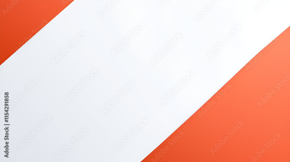 Abstract composition of white and orange diagonal shapes on a modern background Abstract composition of white and orange diagonal shapes on a modern background