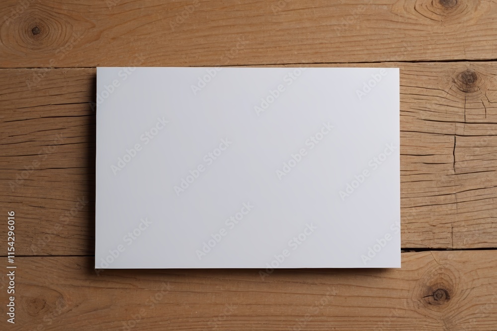 there is a white paper on a wooden table with a wooden background there is a white paper on a wooden table with a wooden background