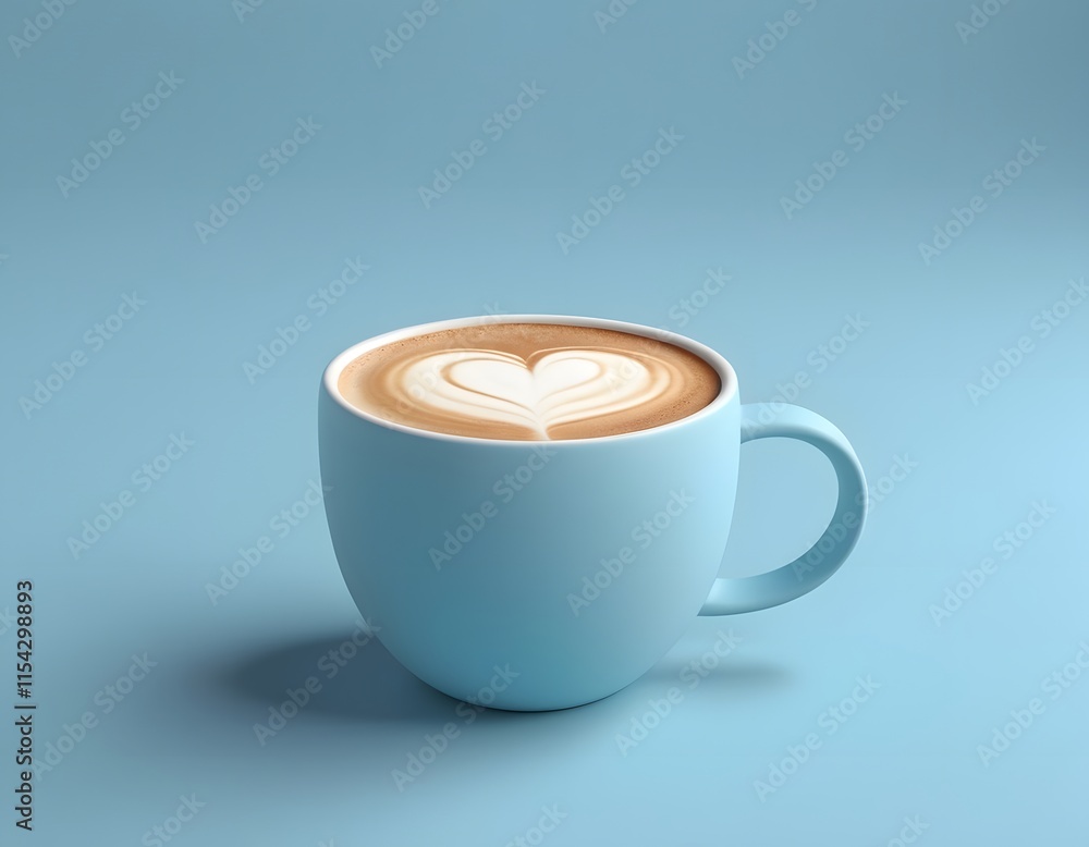 Close up blue cup of black coffee isolated on blue background with clipping path. A mug of coffee. Close up blue cup of black coffee isolated on blue background with clipping path. A mug of coffee.