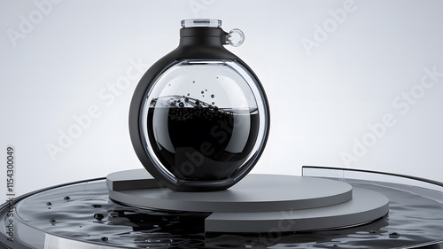 Futurestic Black Water Bottle Antiq In Black Water photo