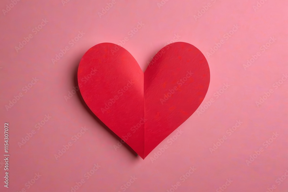 a close up of a red heart on a pink background a close up of a red heart on a pink background