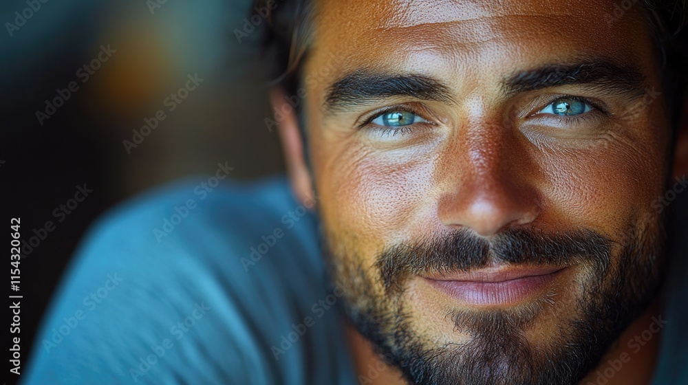 Portrait of a bearded man, isolated on white background Portrait of a bearded man, isolated on white background