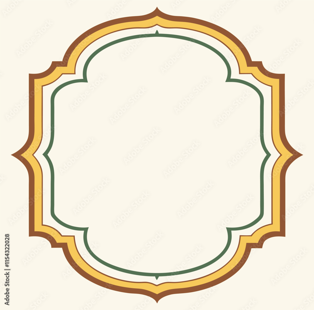 Elegant Curved Silhouette Frame Design Elegant Curved Silhouette Frame Design
