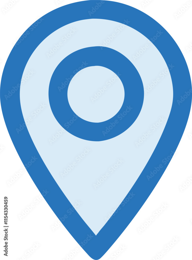 Location Pin Icon Graphic Design Element Location Pin Icon Graphic Design Element