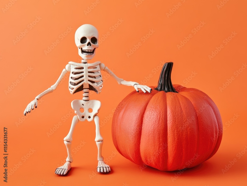 Skeleton with Pumpkin Skeleton with Pumpkin