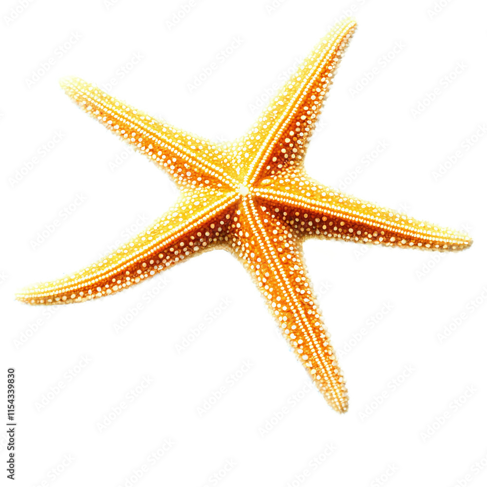 starfish isolated on transparent background