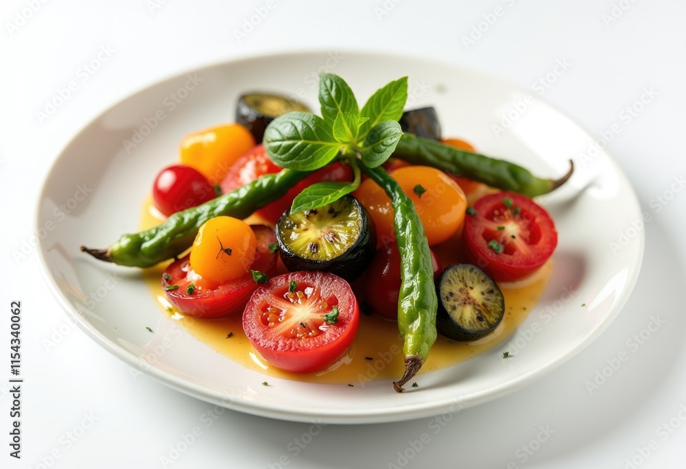 Minimalist Roasted Vegetables Celebrating Natures Hues Minimalist Roasted Vegetables Celebrating Natures Hues
