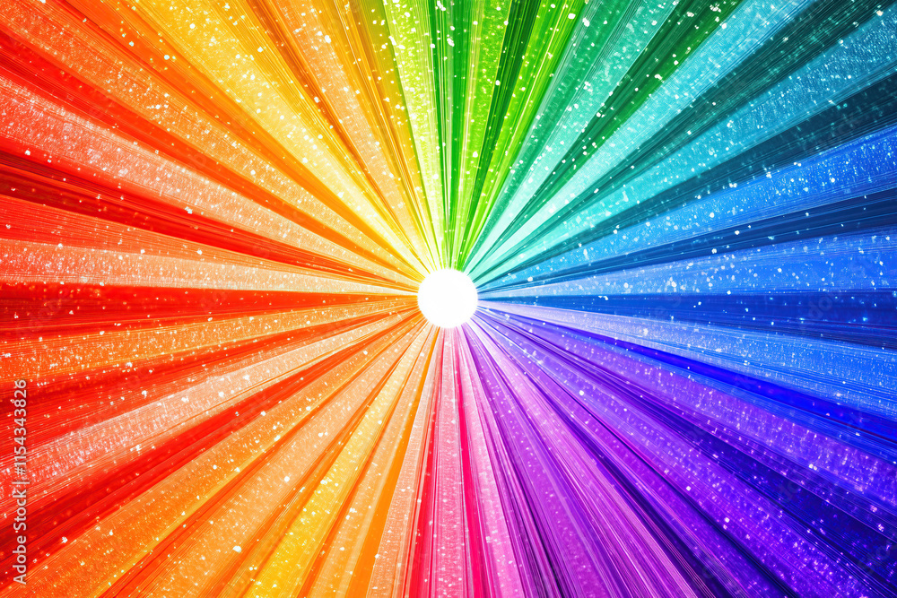 Fototapeta premium Anstract background of colorful rays