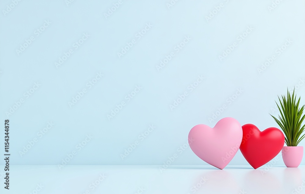 Valentine's Day backdrop. Happy Valentine's Day, pink and gold hearts with a blur effect, celebration card. Digital AI art. Valentine's Day backdrop. Happy Valentine's Day, pink and gold hearts with a blur effect, celebration card. Digital AI art.